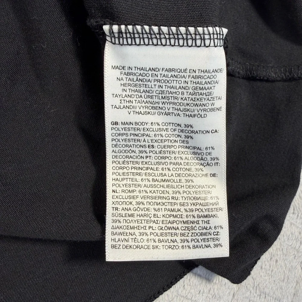 The North Face Muscle Tee Mens XL Black Walls Are Meant For Climbing Shirt